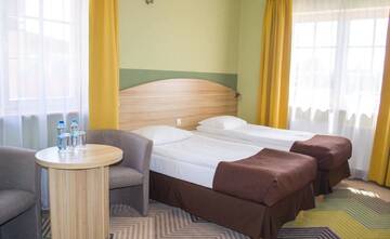 Фото номера Двухместный номер с 1 кроватью или 2 отдельными кроватями Отель Hotel Texas - Żory г. Жоры 3