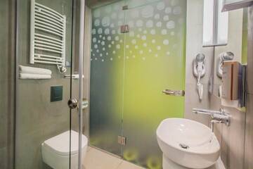 Фото номера Двухместный номер с 1 кроватью Отель Hotel Alto Żory г. Жоры 11