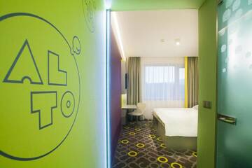 Фото номера Двухместный номер с 1 кроватью Отель Hotel Alto Żory г. Жоры 5